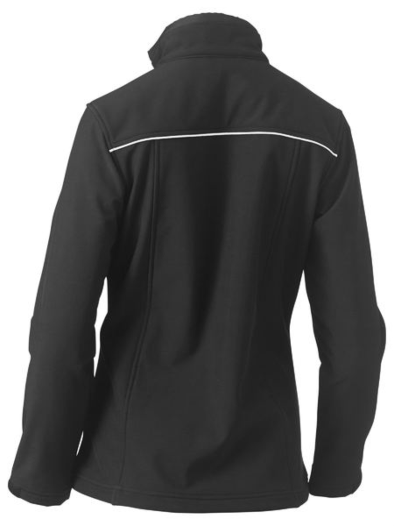 BJL6060 Ladies S/Shell Jacket Black - Image 2