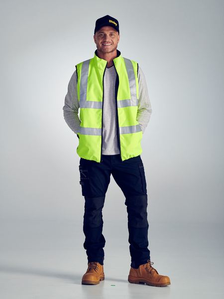 BV0330HT HIVIS REVERSIBLE PUFFER VEST