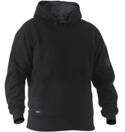 BK6724 WORKFLEECE HOODIE BLACK